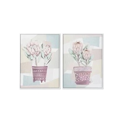 DKD Home Decor Картина DKD Home Decor Саксия (53 x 4, 5 x 73 cm) (2 броя)