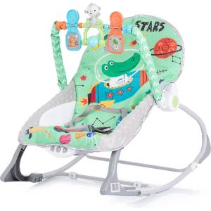 Chipolino Музикален шезлонг "Baby Spa"зелен (SHEBS02302GR) - presi