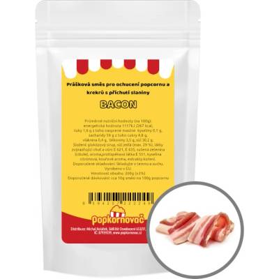 Popkornovač.cz Popcorn příchuť Slanina Sýr 200 g – Zboží Mobilmania