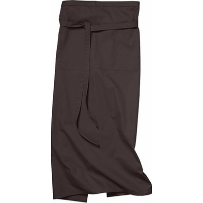 CG Workwear Gastro zástěra Roma odolná proti pomačkání Hnědá CGW1260