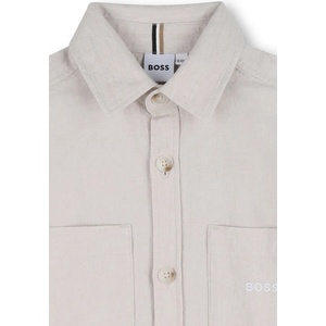 BOSS Детска риза с лен boss (j52942.102.018)