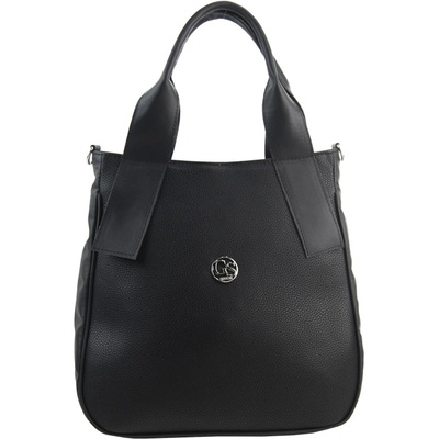 Grosso Černá elegantní dámská kabelka přes rameno