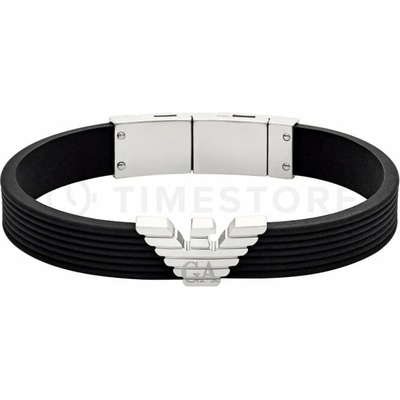 Emporio Armani Štýlový pánsky náramok Eagle Logo EGS3168040