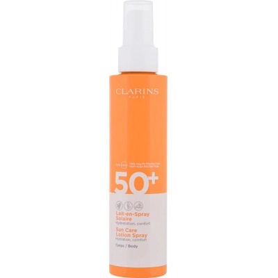 Clarins Sun Care Lotion Spray opaľovacie mlieko na telo SPF50+ 150 ml