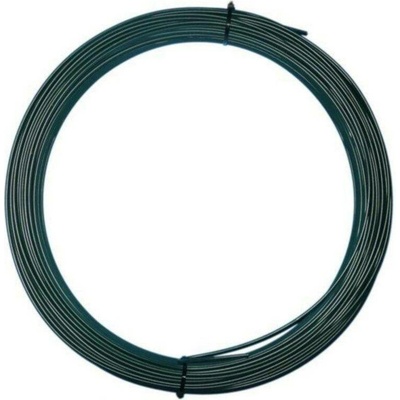 SVX Drát napínací zelený PVC 3,4x52