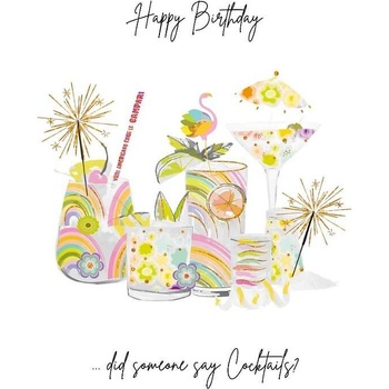 Artige Поздравителна картичка Коктейлно настроение
 , Artige