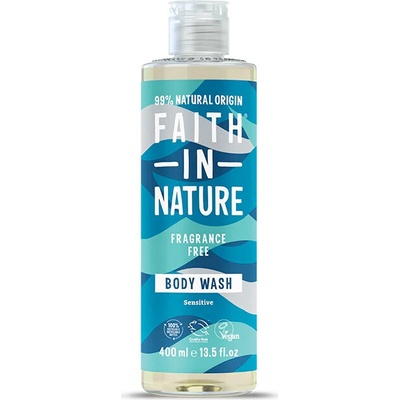 Faith in Nature Prírodný sprchový gél bez parfumácie hypoalergénny 400 ml