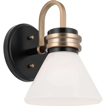 Elstead Lighting Kichler KL-FARUM1-BK - LED Лампа за баня FARUM 1xG9/3W/230V черен/месинг (ED0818)