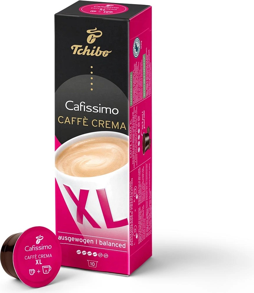 Tchibo Cafissimo Caffe Crema Wake Up XL 10 капсули