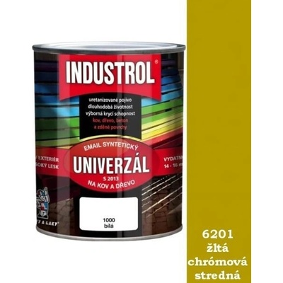 Industrol S 2013 Vrchná syntetická farba, 6201 žltá chrómová 9l