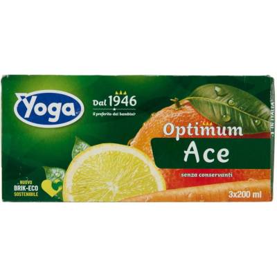 Yoga Ace Juice Brick 3 x 200 ml