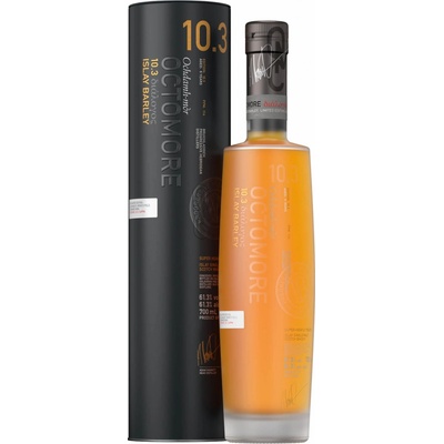 Bruichladdich Octomore 10.3 114ppm 61,3% 0,7 l (tuba)