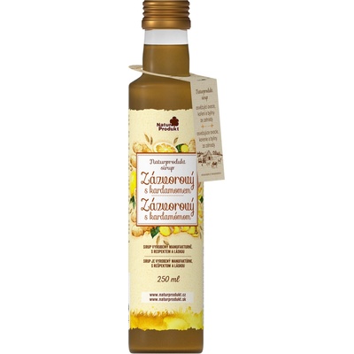 Naturprodukt sirup zázvorový s kardamonem 250 ml
