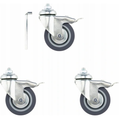 Manfrotto 104 Sada 3 ks koleček s prům. 75 mm, pro stativy na závit M10 – Hledejceny.cz