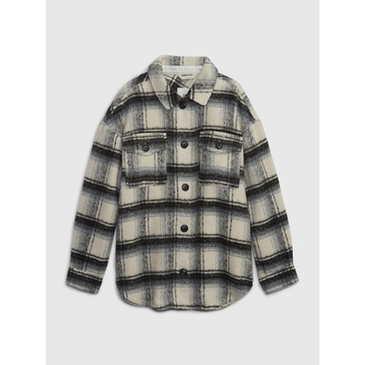 GAP 786738-00 dětská kostkovaná bunda černá