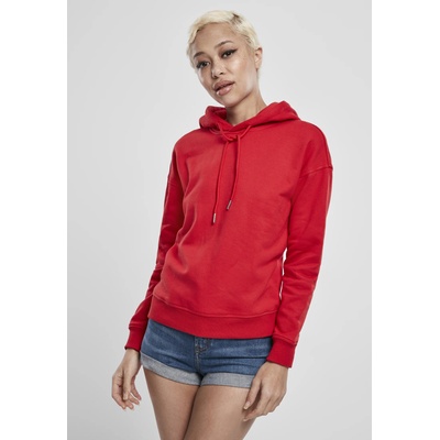 Urban Classics Дамски суичър в Urban Classics Ladies Hoody UB-TB1524-00697 - Червен, размер M