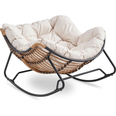 Vivaldi Houpací Elton béžové/černé