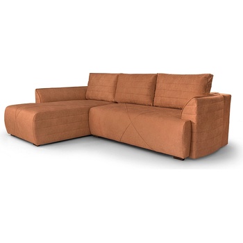 Мебели КАМБО Ъглов диван мини Далас цвят тухла Wolf1407