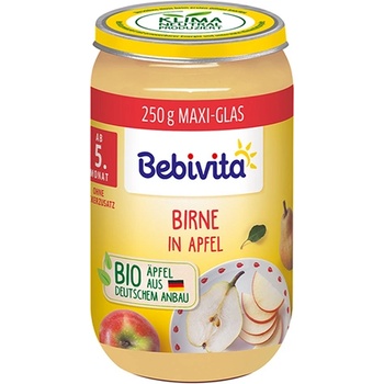 Image 1 of Bebivita Био Плодово Пюре Круши Уилиамс Крист и ябълка 250 гр. - 4+ месеца