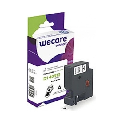 WECARE ARMOR páska kompatibilní s DYMO S0720680,Black/White,9mm*7m, K80002W4