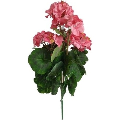 Umelá kvetina Muškát svetloružová, 47 cm