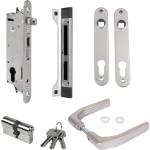 Locinox Окомплектована брава за вграждане Fiftylock с дръжки 3006J-H, планка, патрон и насрещник SFKU Locinox (P00017096)
