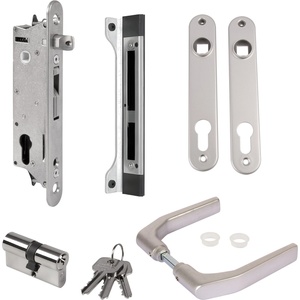 Locinox Окомплектована брава за вграждане Fiftylock с дръжки 3006J-H, планка, патрон и насрещник SFKU Locinox (P00017096)