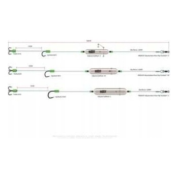 DAM MADCAT Naväzec Adjusta Basic River Rigs Live Bait M