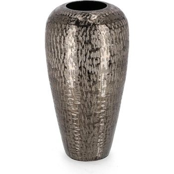 Bizzotto ДЕКОРАТИВНА КАШПА lathe 16x31cm АНТРАЦИТ (0184256)