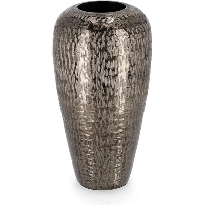 Bizzotto ДЕКОРАТИВНА КАШПА lathe 16x31cm АНТРАЦИТ (0184256)