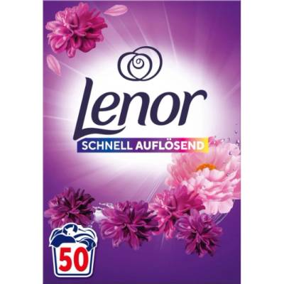 Lenor Waschmittel Pulver Amethyst Blutentraum prášek 50 PD 3 kg