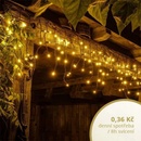 DecoLED LED svetelné kvaple 3x0,5m teple biela 114 diód IP67 ILNX1305W