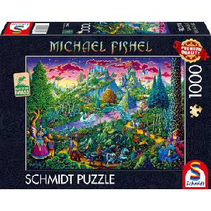 Schmidt Spiele Пъзел Schmidt от 1000 части - Фантастичен приказен свят (58612)