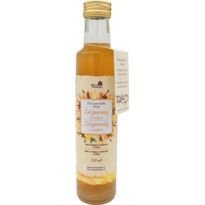 Naturprodukt sirup zázvorový s medem 250 ml