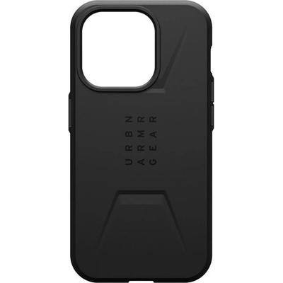 Urban Armor Gear Гръб UAG Civilian MagSafe за iPhone 15 Pro Max - Черен (840283909733)