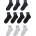 Donnay Детски чорапи Donnay 10 Pack Quarter Socks Childrens - Black