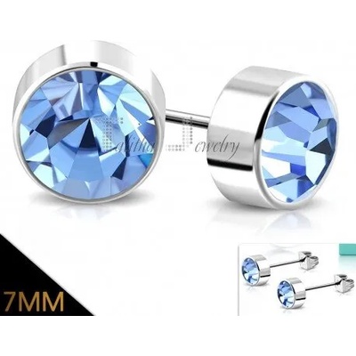 Talitha Обеци със син цирконий