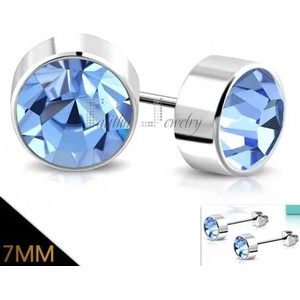 Talitha Обеци със син цирконий - talitha-jewelry - 25,00 лв