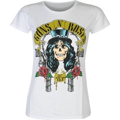 Guns N' Roses Slash '85 White S Дамски Риза (GNRTS38LW01)