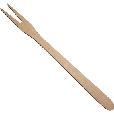 Drevená vidlička dvojzubá 28 cm