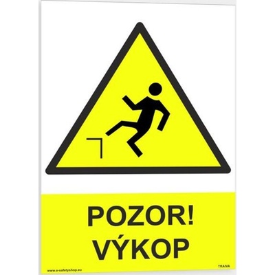 Traiva s.r.o Pozor výkop Verze: Plast 210 x 297 mm (A4) tl. 0.5 mm - Kód: 00398