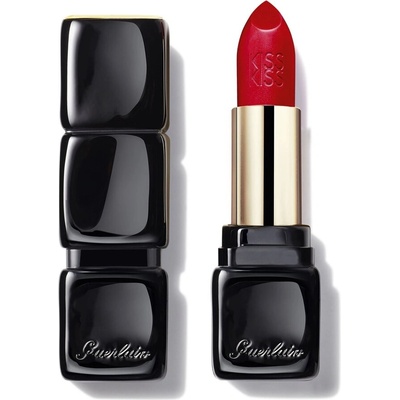 Guerlain KissKiss Shaping Cream Lip Colour krémový rúž so saténovým finišom 330 Red Brick 3,5 g