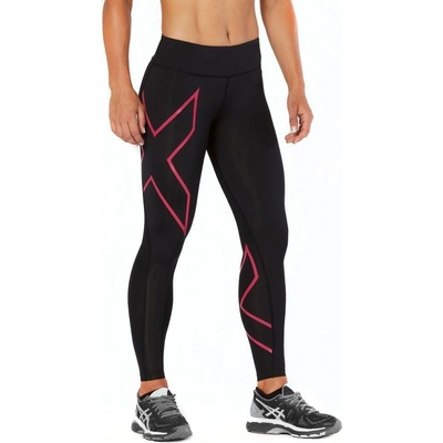 2XU Mid-Rise kompresní legíny dámské Lososová