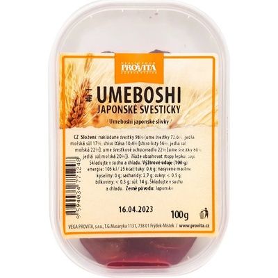 Provita Umeboshi Japonské slivky 100 g