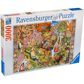 Ravensburger Пъзел Ravensburger от 3000 части - Градината на слънчевите знаци (17135)