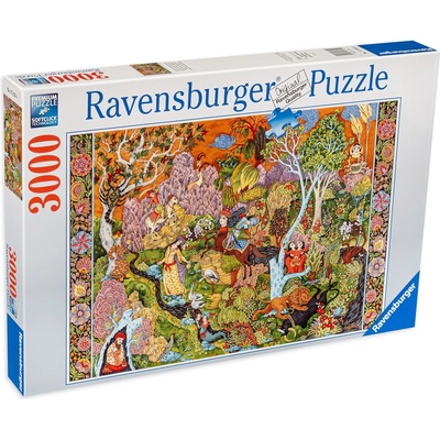 Ravensburger Пъзел Ravensburger от 3000 части - Градината на слънчевите знаци (17135)