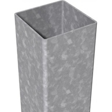 Kovový pozinkovaný sloupek 100 x 100 mm - délka 3 m ✔ Velké držáky plotových polí 4 ks