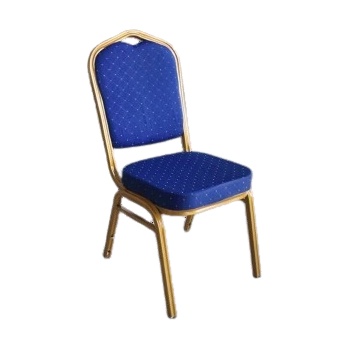 Mira-N Horecano - кетъринг стол, метален със синя седалка, 45x51xh93 см (BC-065B) (016666)