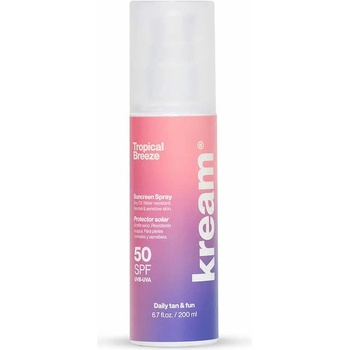 KREAM Tropical Breeze Spf50+ sunscreen 200ml - Clear (Clear)