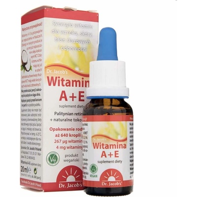 Dr. Jacob's Vitamín A E kvapky 20 ml